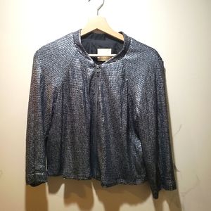 Silence + Noise sequin bolero jacket